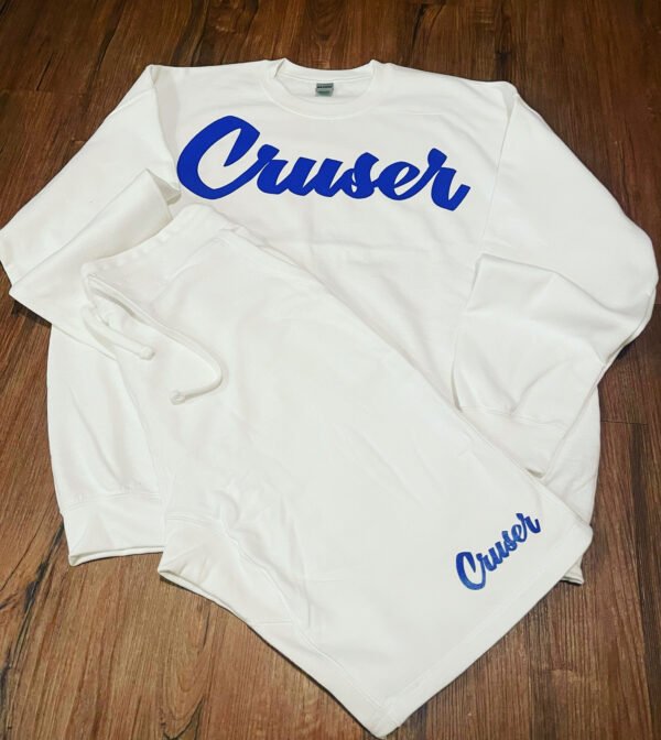 White and blue Cruser set